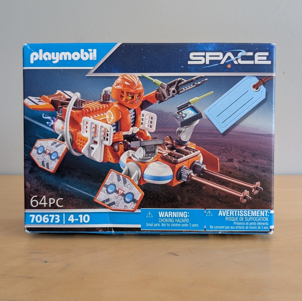 Geobra Playmobil Space: Space Ranger Gift Set #70673, NIB (Box Flaws)